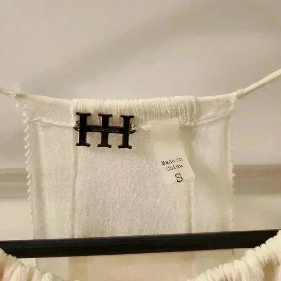 Haute Hippie Halter Keyhole Off-White Top Tank Size Small #G204 - Picture 2 of 7